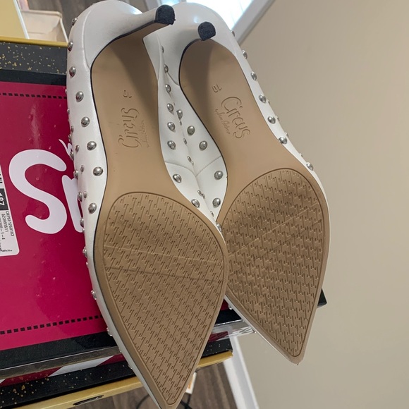 Circus by Sam Edelman White Studded Heels - Picture 8 of 8